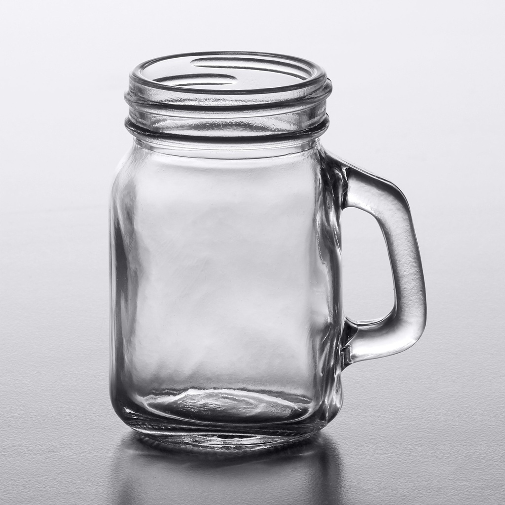 Acopa Rustic Charm 4.75 oz. Mini Mason Jar with Handle