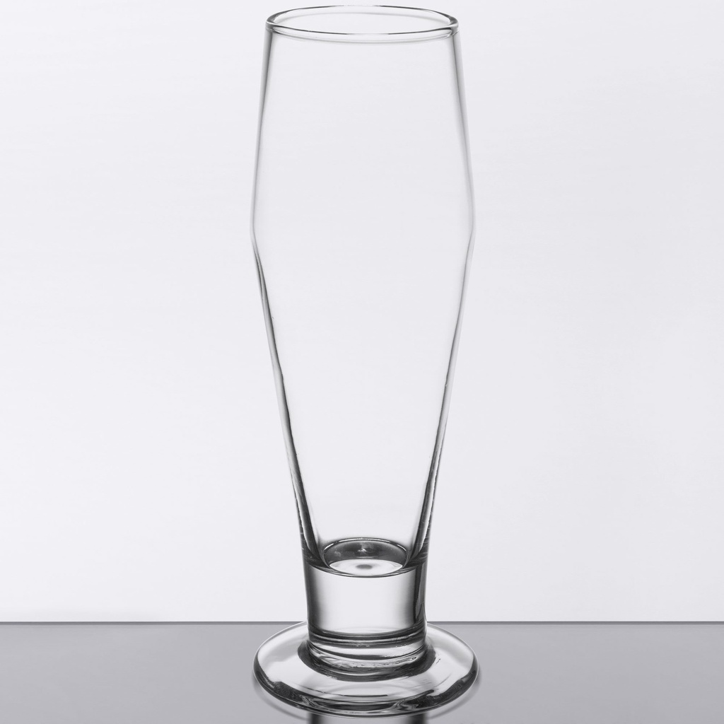 Libbey 3815 15.25 oz. Customizable Footed Pilsner Glass