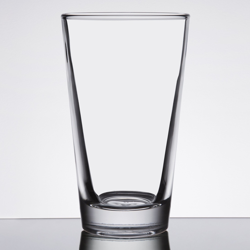 Libbey Restaurant Basics 14 oz. Rim Tempered Mixing Glass