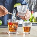 Acopa Select 9 oz. Flared Stackable Rocks / Old Fashioned Glass