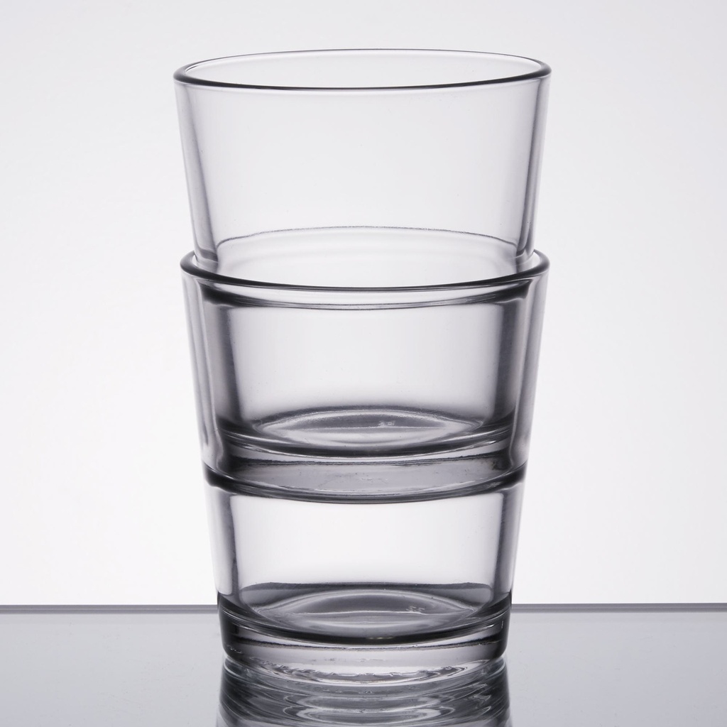 Libbey 15769 Restaurant Basics 12 oz. Stackable Rocks / Double Old Fashioned Glass
