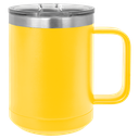 Polar Camel 15 oz. Yellow Vacuum Insulated Mug with Slider Lid