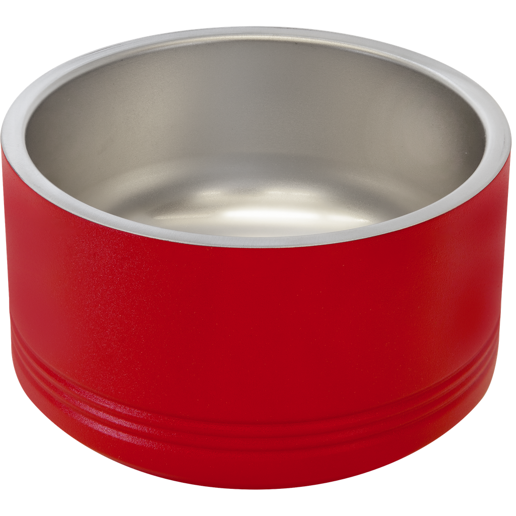 Polar Camel 18 oz. Red Pet Bowl