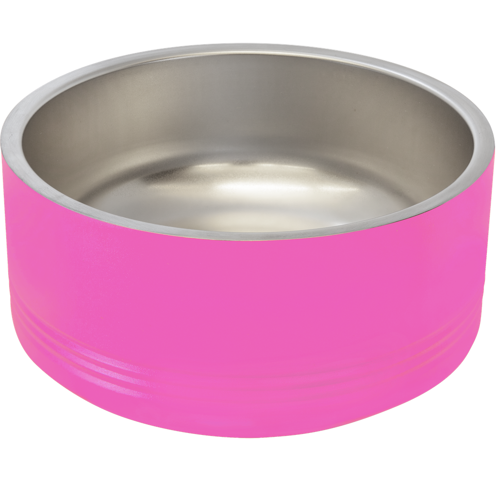 Polar Camel 32 oz. Pink Pet Bowl