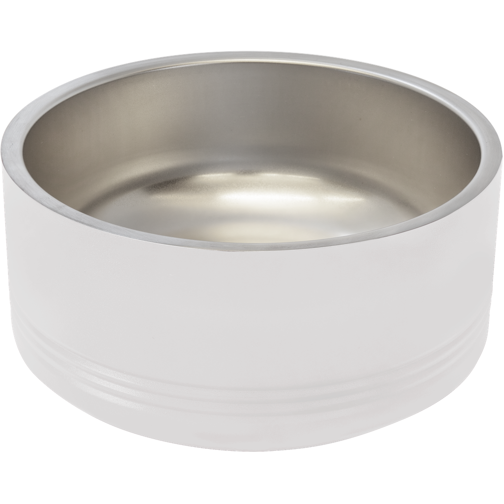 Polar Camel 32 oz. White Pet Bowl