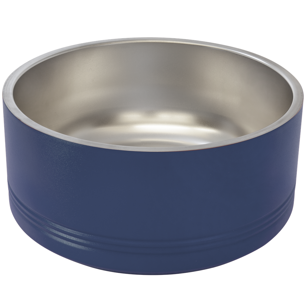 Polar Camel 64 oz. Navy Blue Pet Bowl