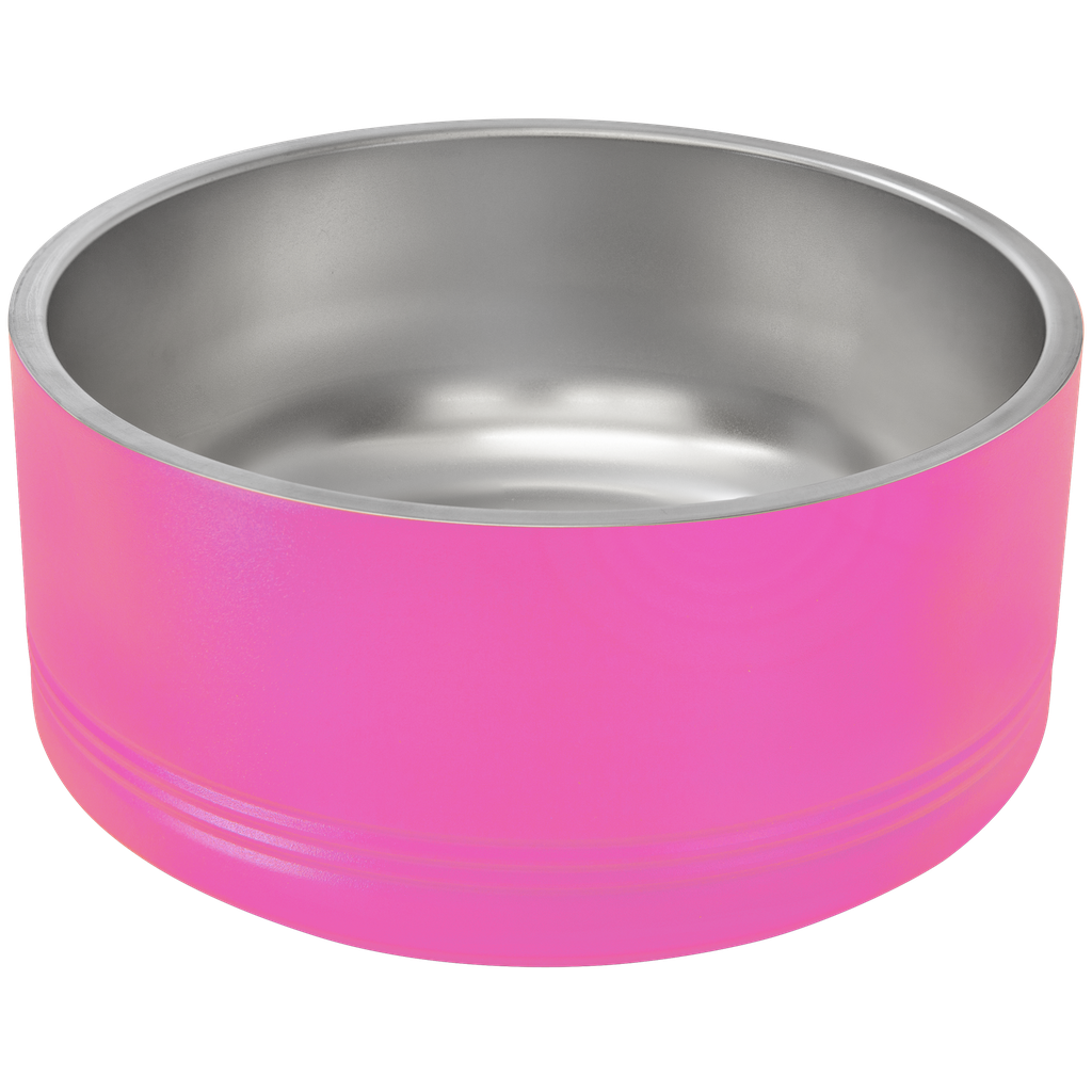 Polar Camel 64 oz. Pink Pet Bowl