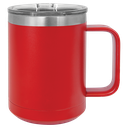 Polar Camel 15 oz. Red Vacuum Insulated Mug with Slider Lid