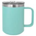 Polar Camel 15 oz. Teal Vacuum Insulated Mug with Slider Lid