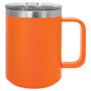 Polar Camel 15 oz. Orange Vacuum Insulated Mug with Slider Lid