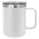 Polar Camel 15 oz. White Vacuum Insulated Mug with Slider Lid
