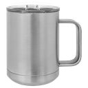 Sublimatable Polar Camel 15 oz. Stainless Steel Insulated Mug w/Slider Lid
