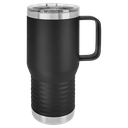 Polar Camel 20 oz. Black Vacuum Insulated Travel Mug with Slider Lid