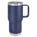 Polar Camel 20 oz. Navy Blue Vacuum Insulated Travel Mug with Slider Lid