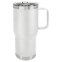 Polar Camel 20 oz. White Vacuum Insulated Travel Mug with Slider Lid