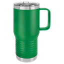 Polar Camel 20 oz. Green Vacuum Insulated Travel Mug with Slider Lid