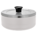 Polar Camel White 1 1/4 Quart Serving Bowl with Lid