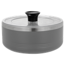 Polar Camel Gray 1 1/4 Quart Serving Bowl with Lid