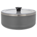Polar Camel Gray 3 Quart Serving Bowl with Lid