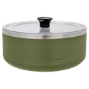 Polar Camel Olive Green 3 Quart Serving Bowl with Lid
