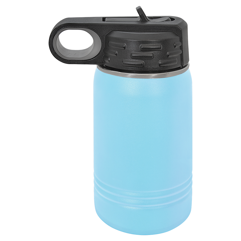 12 oz. Light Blue Polar Camel Water Bottle