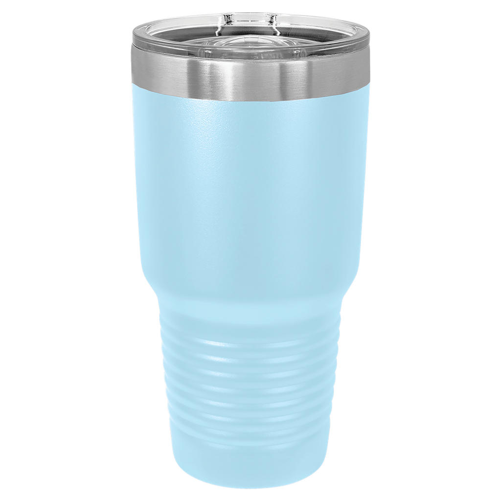 Polar Camel 30 oz. Light Blue Ringneck Insulated Tumbler w/Slider Lid