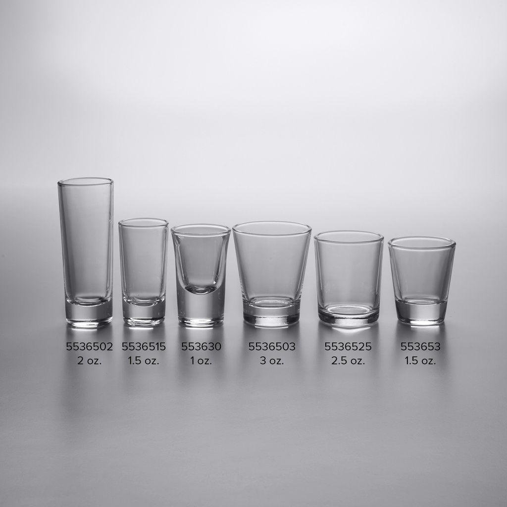 Acopa 1.5 oz. Customizable Shot Glass