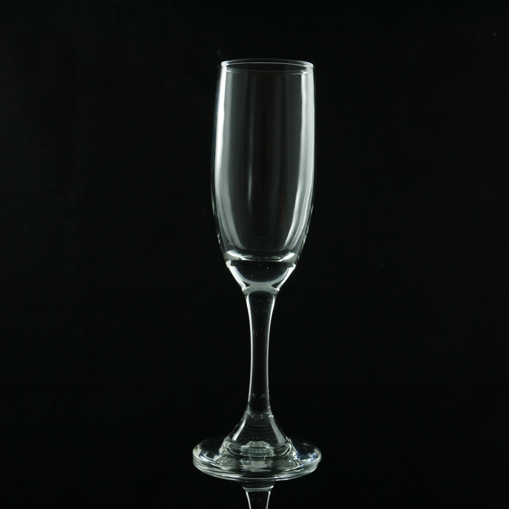 Acopa 6 oz. Customizable Flute Glass - 12/Case