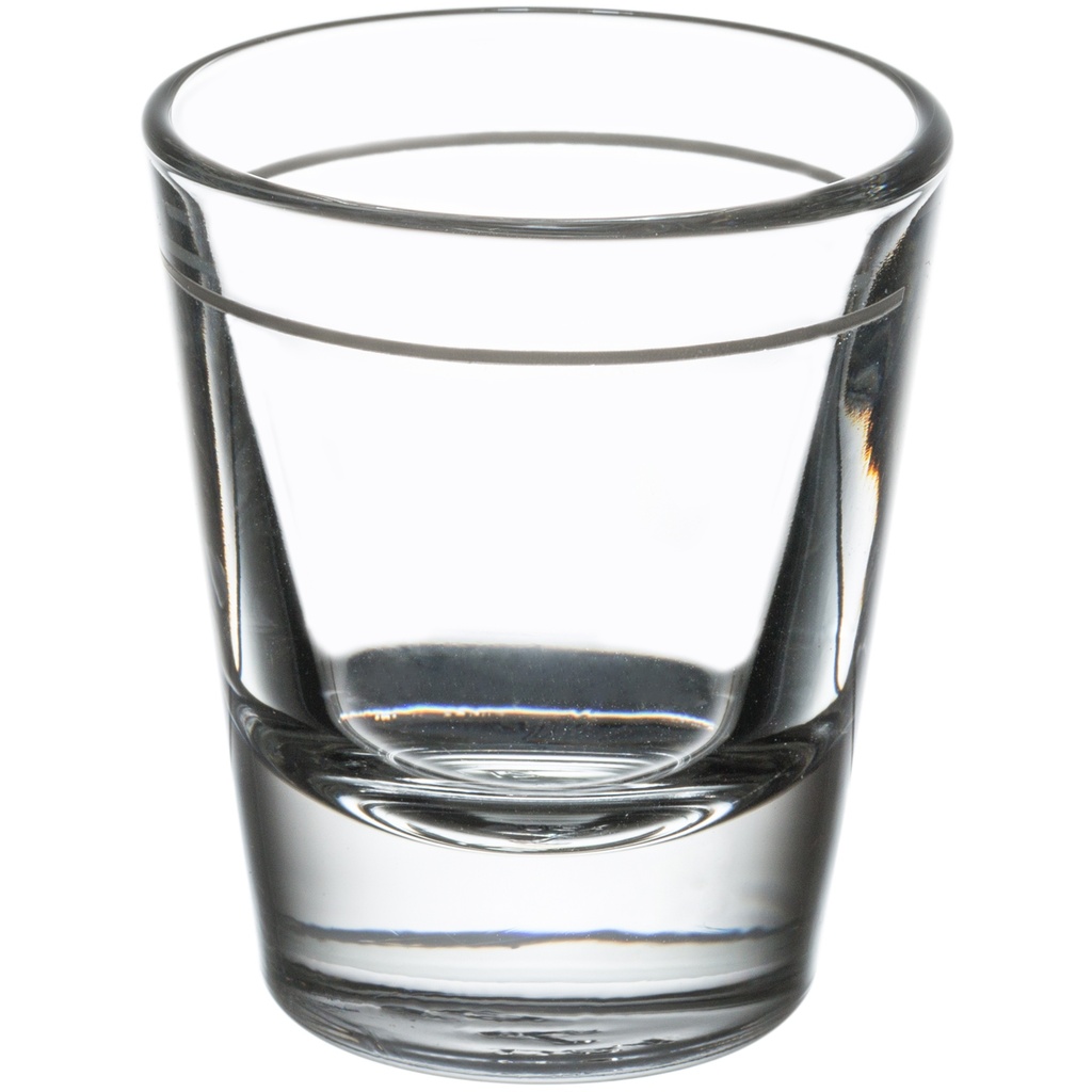 Libbey 5120/A0007 1.5 oz. Shot Glass with 1 oz. Pour Line