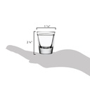 Libbey 5120/A0007 1.5 oz. Shot Glass with 1 oz. Pour Line