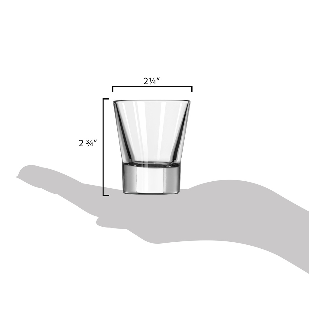 Libbey 11110722 Series V 2.25 oz. Shot Glass / Espresso Glass