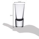 Libbey 1787386 5.375 oz. Troyano Shooter Glass
