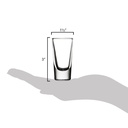 Libbey 1709712 1 oz. Tequila Shooter Glass