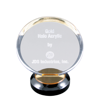8" Gold Halo Acrylic