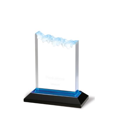 5" x 6" Silver Frosted Impress Acrylic