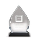 5 1/4" x 7 3/4" Silver Diamond Impress Acrylic