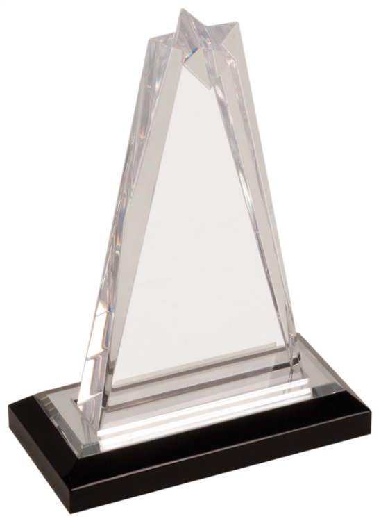 8" Silver Star Impress Acrylic