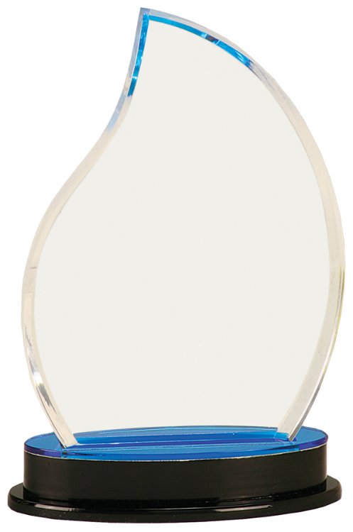 8 1/4" Blue Flame Impress Acrylic