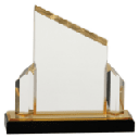 7" x 7" Gold Beveled Post Impress Acrylic