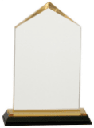 3 1/2" x 6 1/2" Gold Jewel Impress Acrylic