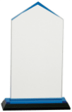 3 1/2" x 7 1/2" Blue Jewel Impress Acrylic