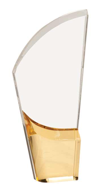 9 1/2" Gold Lunar Acrylic