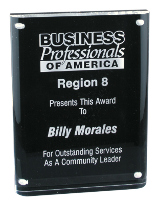 6" x 8" Magnetic Acrylic Award