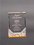 3 1/2" x 5" Gold Jewel Mirage Acrylic