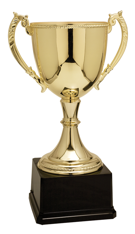 18 1/4" Gold Completed Zinc Cup Trophy