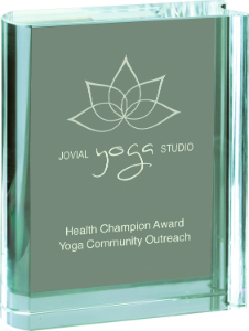 4 1/2" x 6" Clear Crystal Book