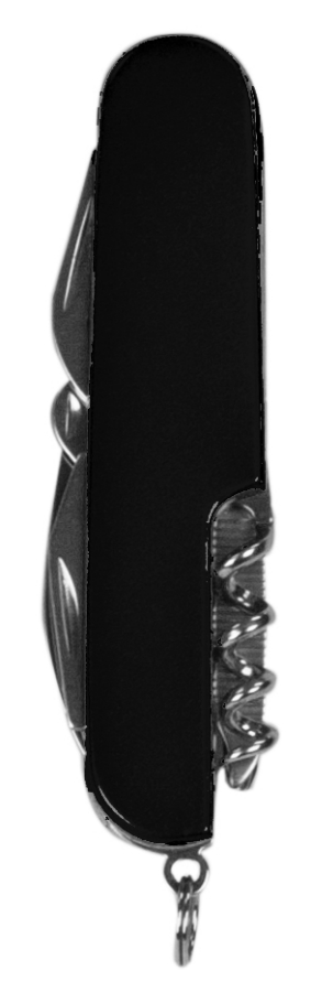 3 1/2" Black 8-Function Multi-Tool Pocket Knife