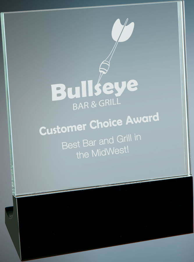 4 1/2" x 5 1/2" Glass Stand Up