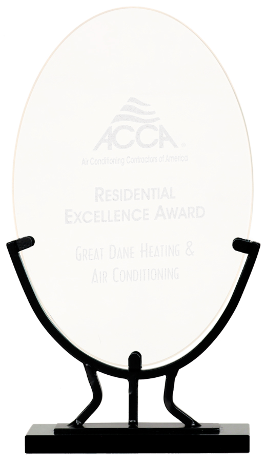 9 1/2" Oval Vintage Glass with Iron Base