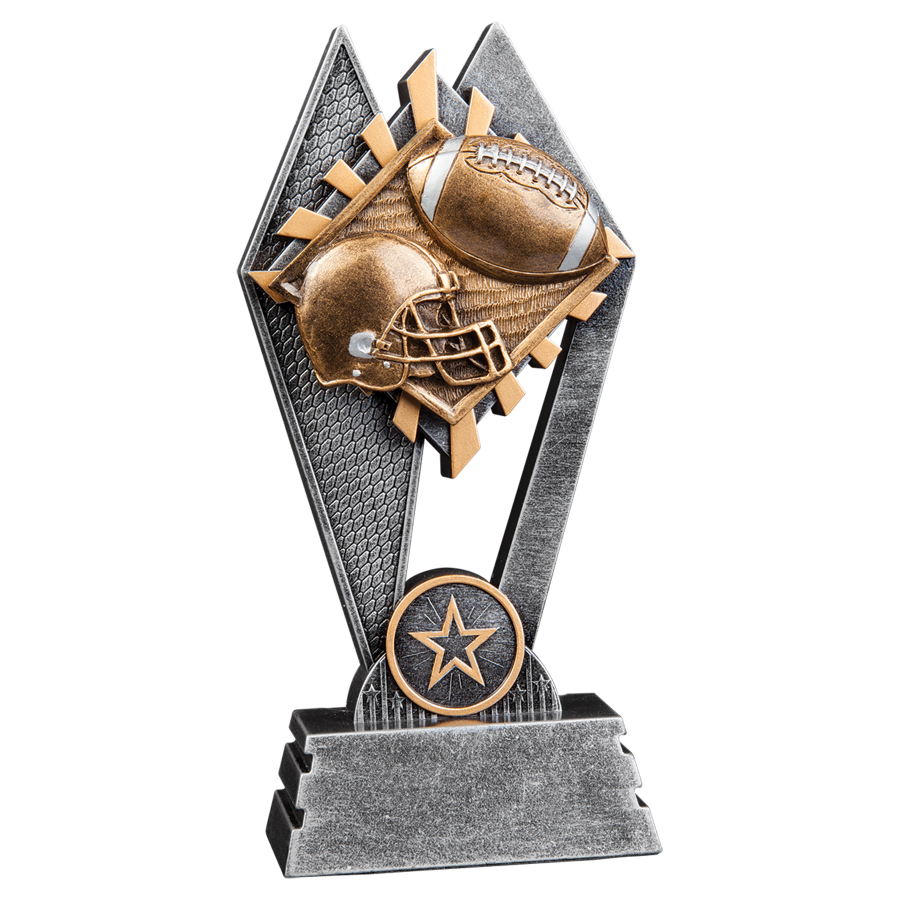 7" Football Sun Ray Award